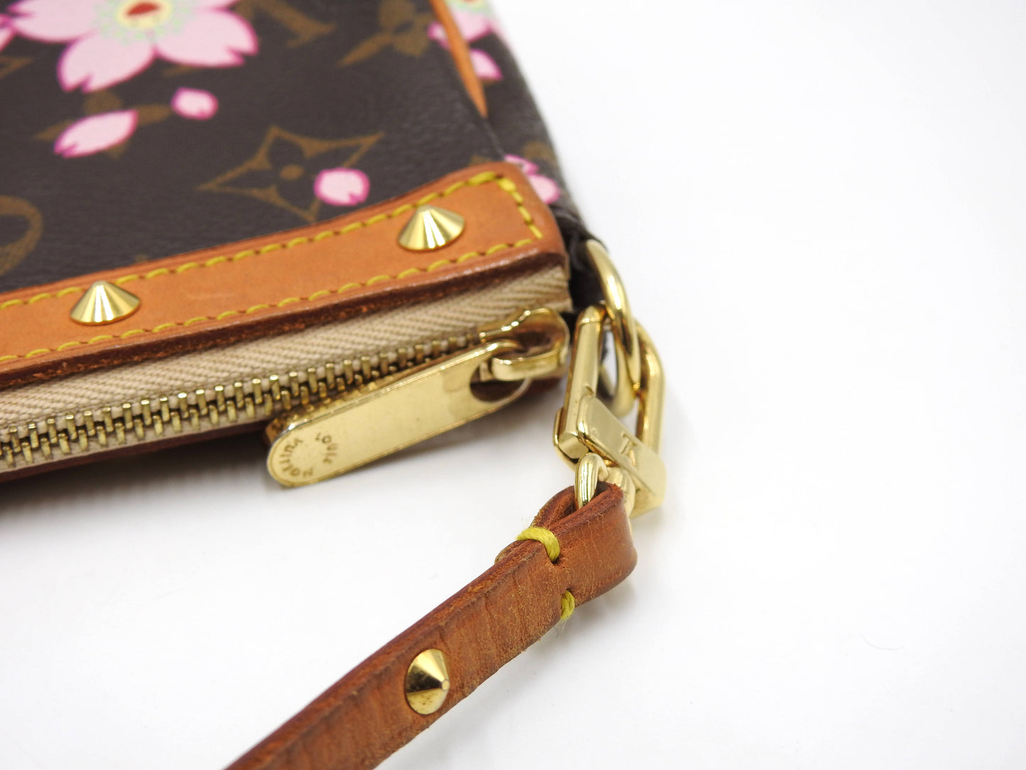 LOUIS VUITTON Monogram Cherry Blossom Pochette Accessories M92006