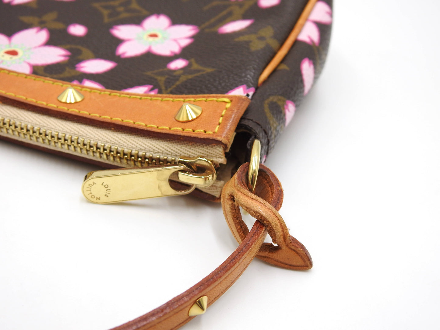 LOUIS VUITTON Monogram Cherry Blossom Pochette Accessories M92006