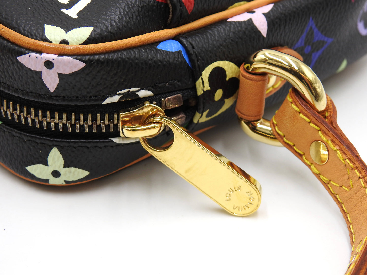 LOUIS VUITTON Monogram Multicolor Rift Shoulder Bag Noir Black M40056