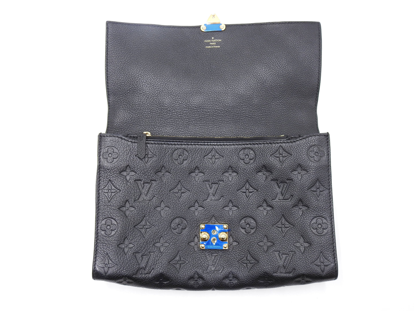 LOUIS VUITTON Fascinante Shoulder Bag Monogram Empreinte Black M94225