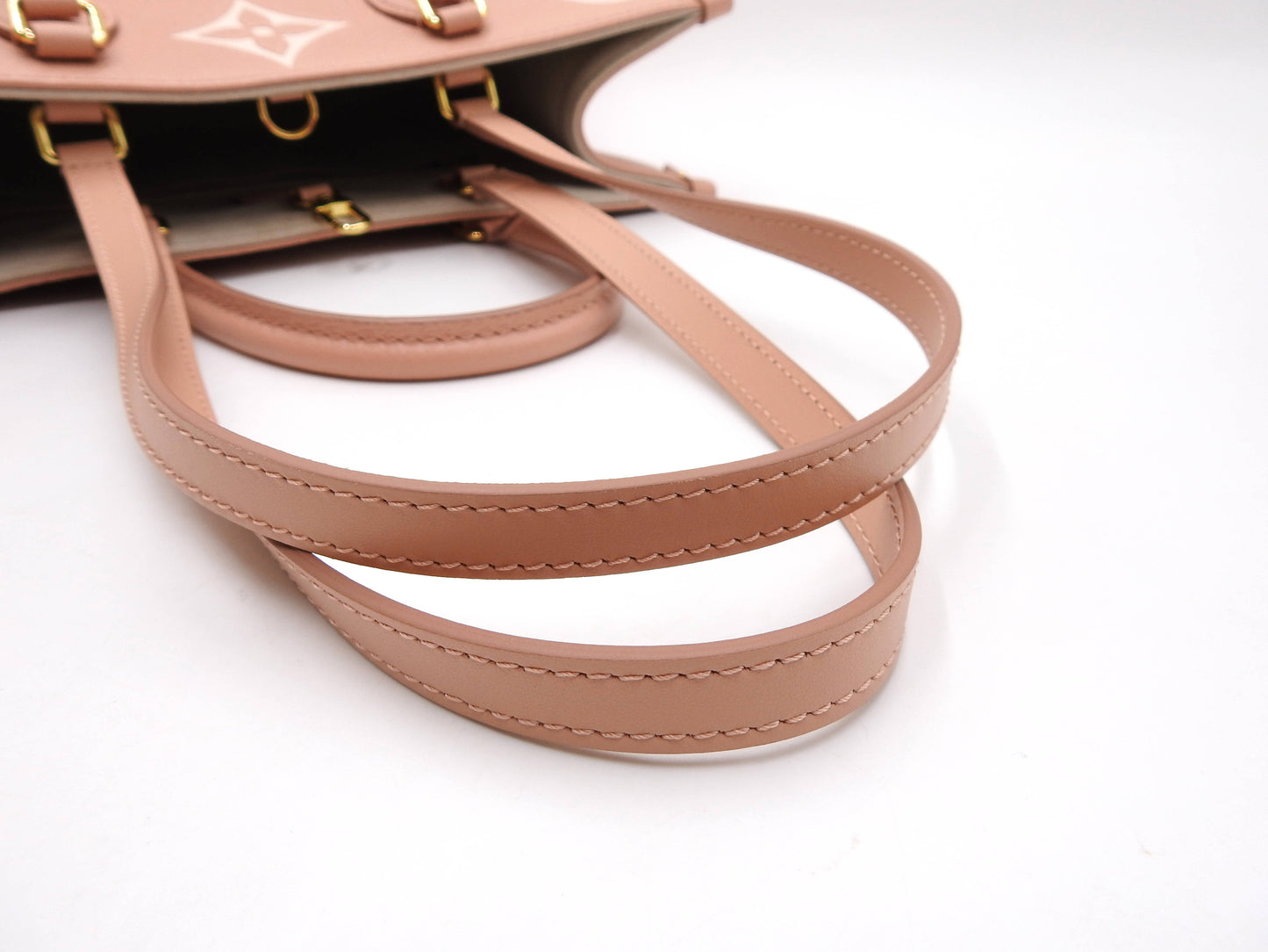 LOUIS VUITTON Monogram Empreinte Giant OnTheGO MM Shoulder Tote Bag M46286