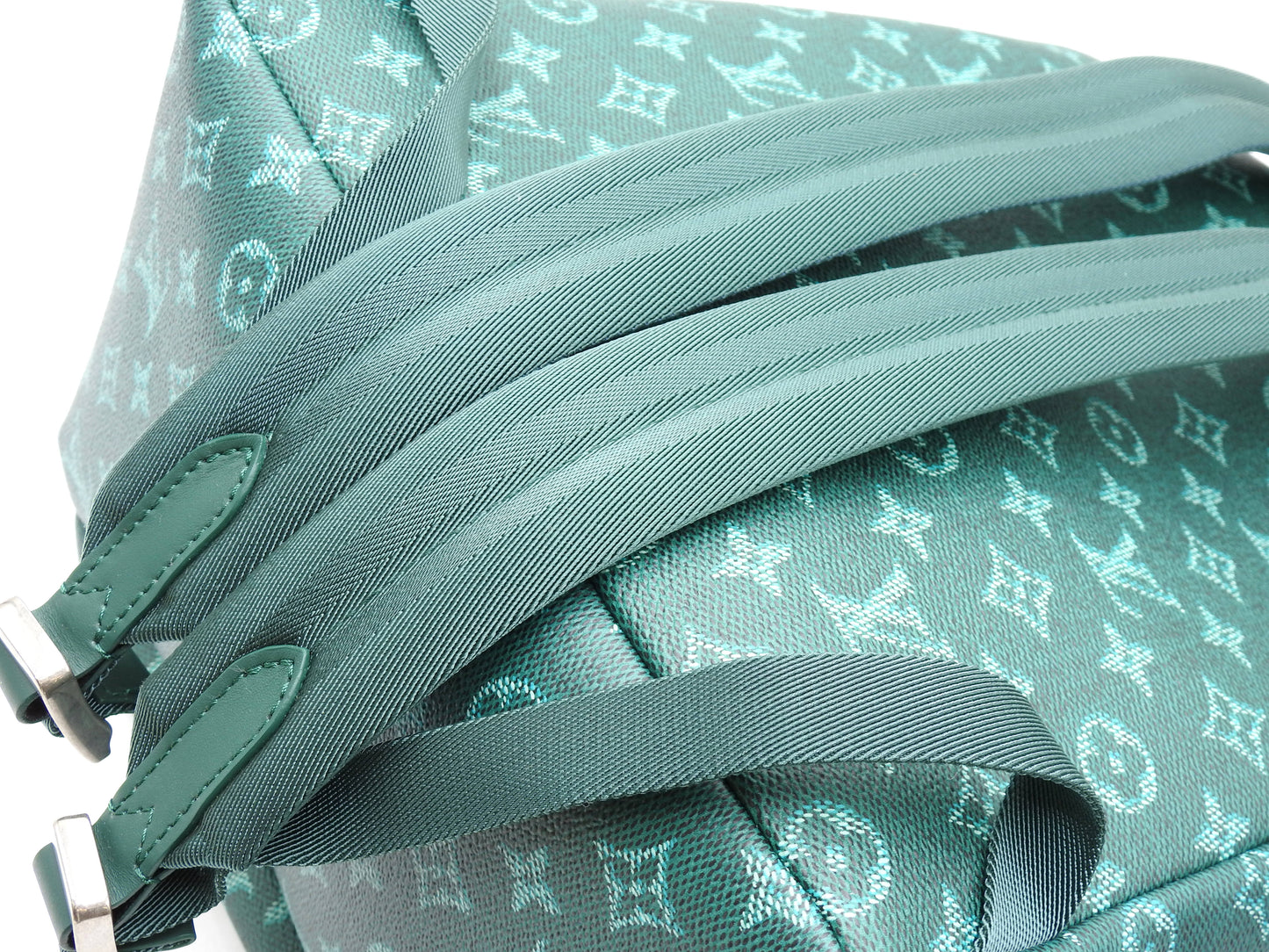 LOUIS VUITTON Monogram Heritage Discovery Backpack Bag PM Green M12780