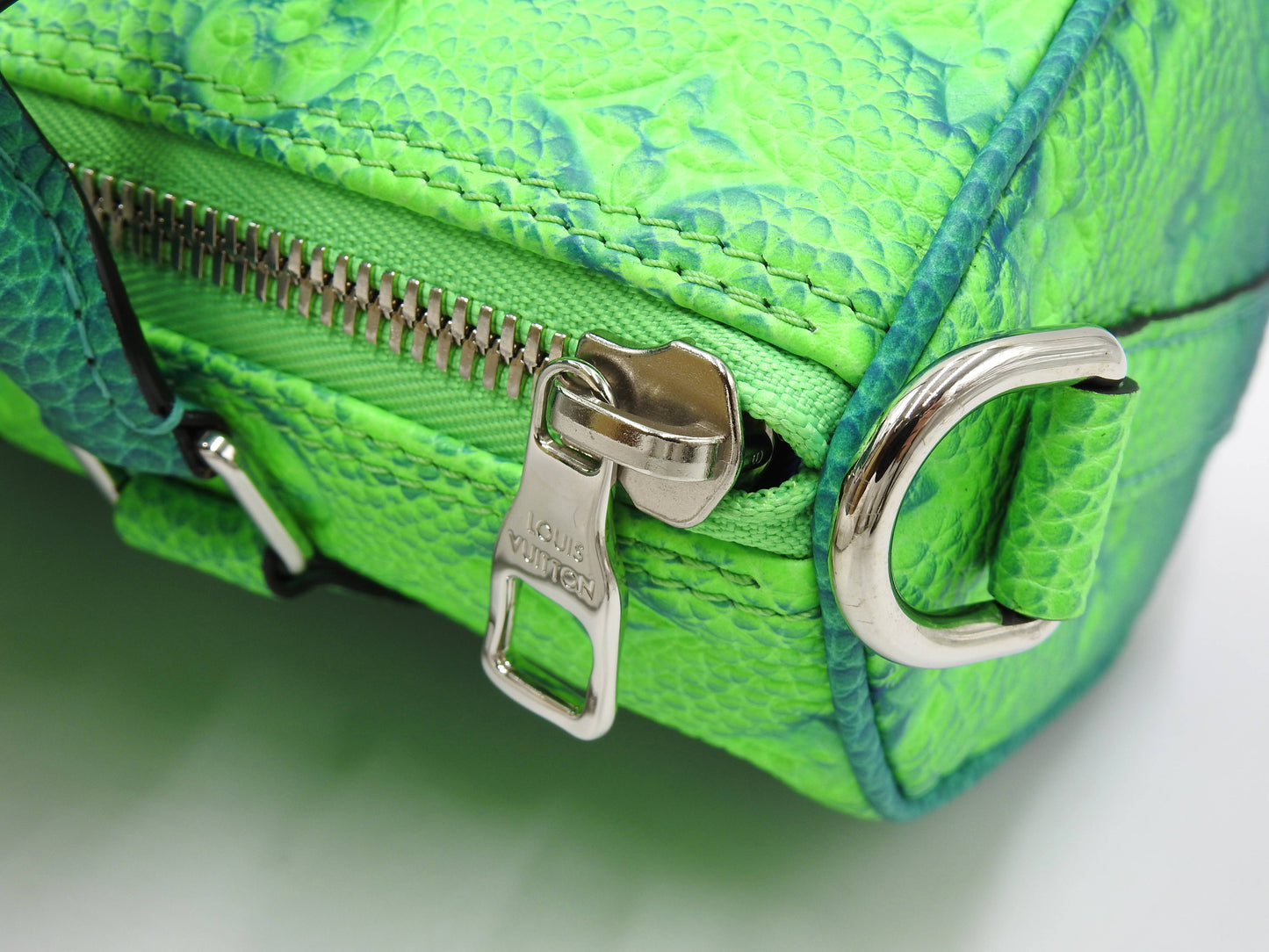 LOUIS VUITTON Keepall XS Shoulder Hand Bag Monogram Illusion Green M59691