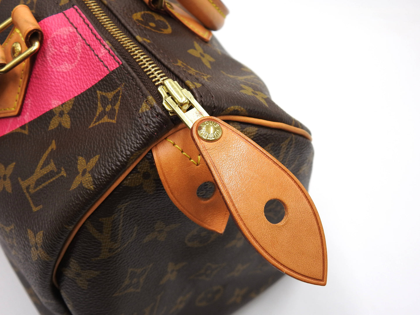 LOUIS VUITTON Monogram V Speedy 30 Hand Bag Boston Bag M41533