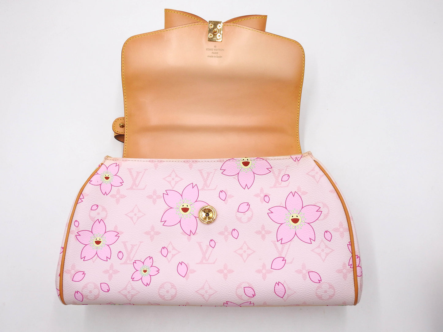 LOUIS VUITTON Sac Retro PM Hand Bag Monogram Cherry Blossom Pink M92013