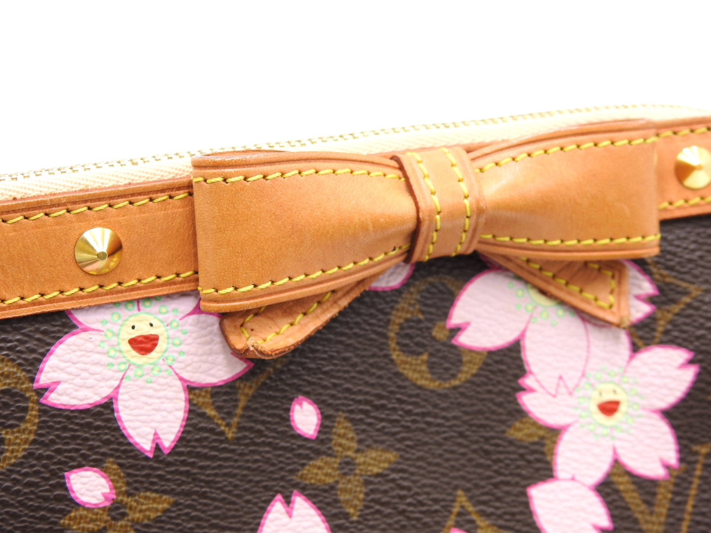 LOUIS VUITTON Monogram Cherry Blossom Pochette Accessories M92006