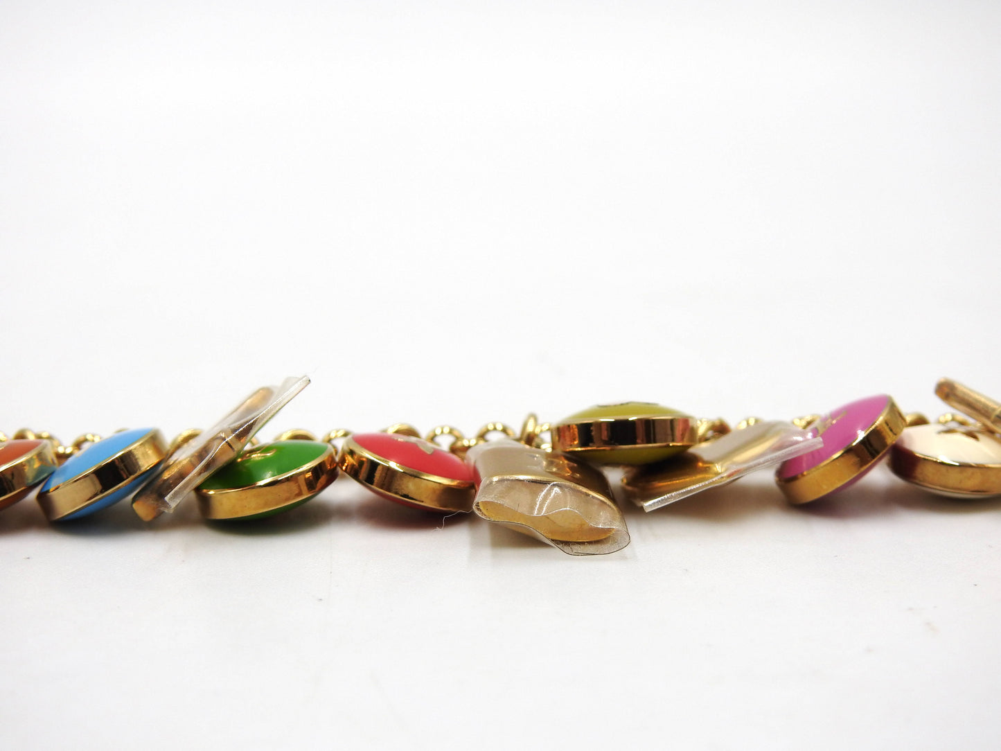 LOUIS VUITTON Porte Cles Chaine Pastille Bag Charm Key Holder Gold M65380
