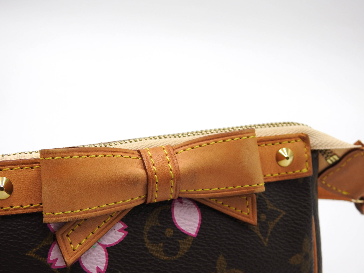 LOUIS VUITTON Monogram Cherry Blossom Pochette Accessories M92006