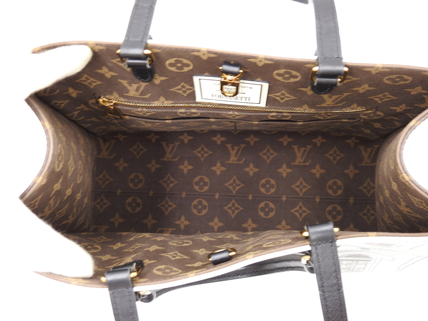 LOUIS VUITTON FORNASETTI Monogram OnTheGO MM 2way Shoulder Tote Bag M59264