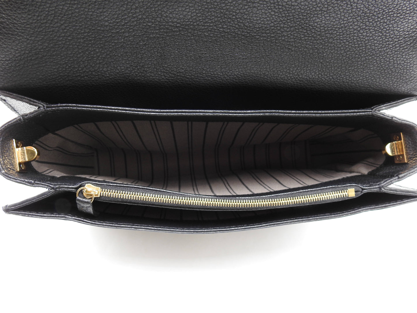 LOUIS VUITTON Fascinante Shoulder Bag Monogram Empreinte Black M94225