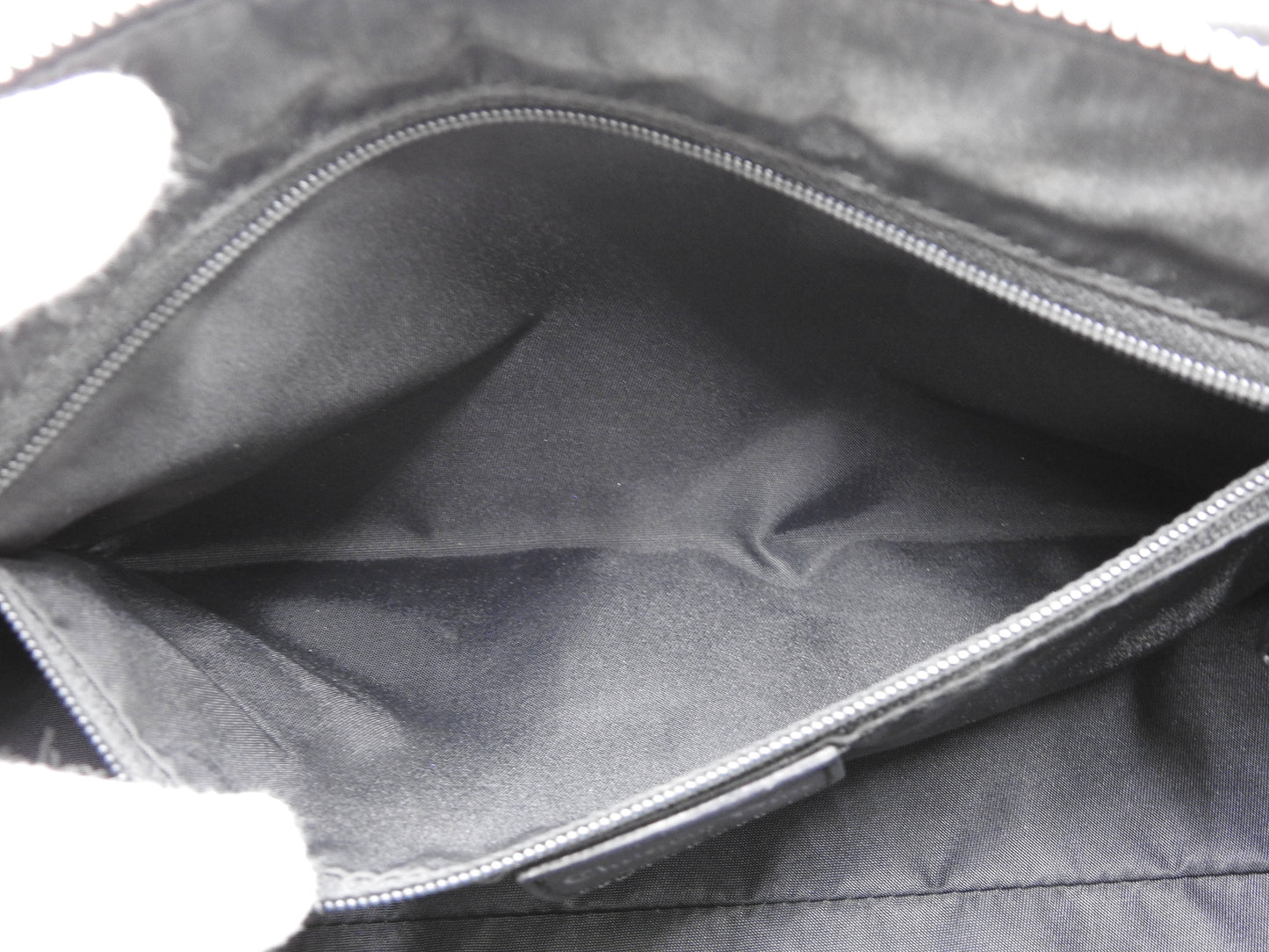 Christian Dior Trotter Oblique Boston Hand Bag Canvas Leather Black