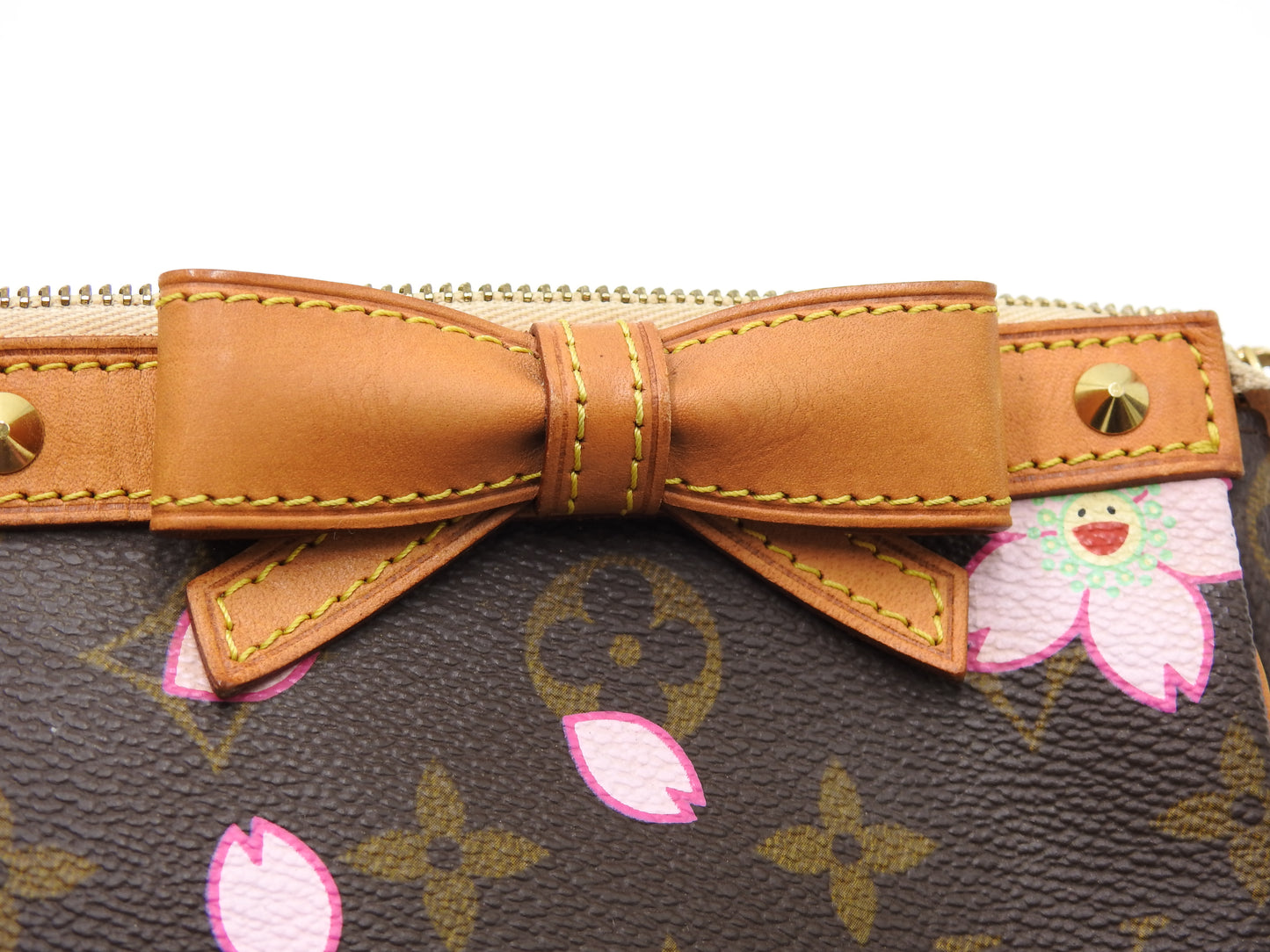 LOUIS VUITTON Monogram Cherry Blossom Pochette Accessories M92006