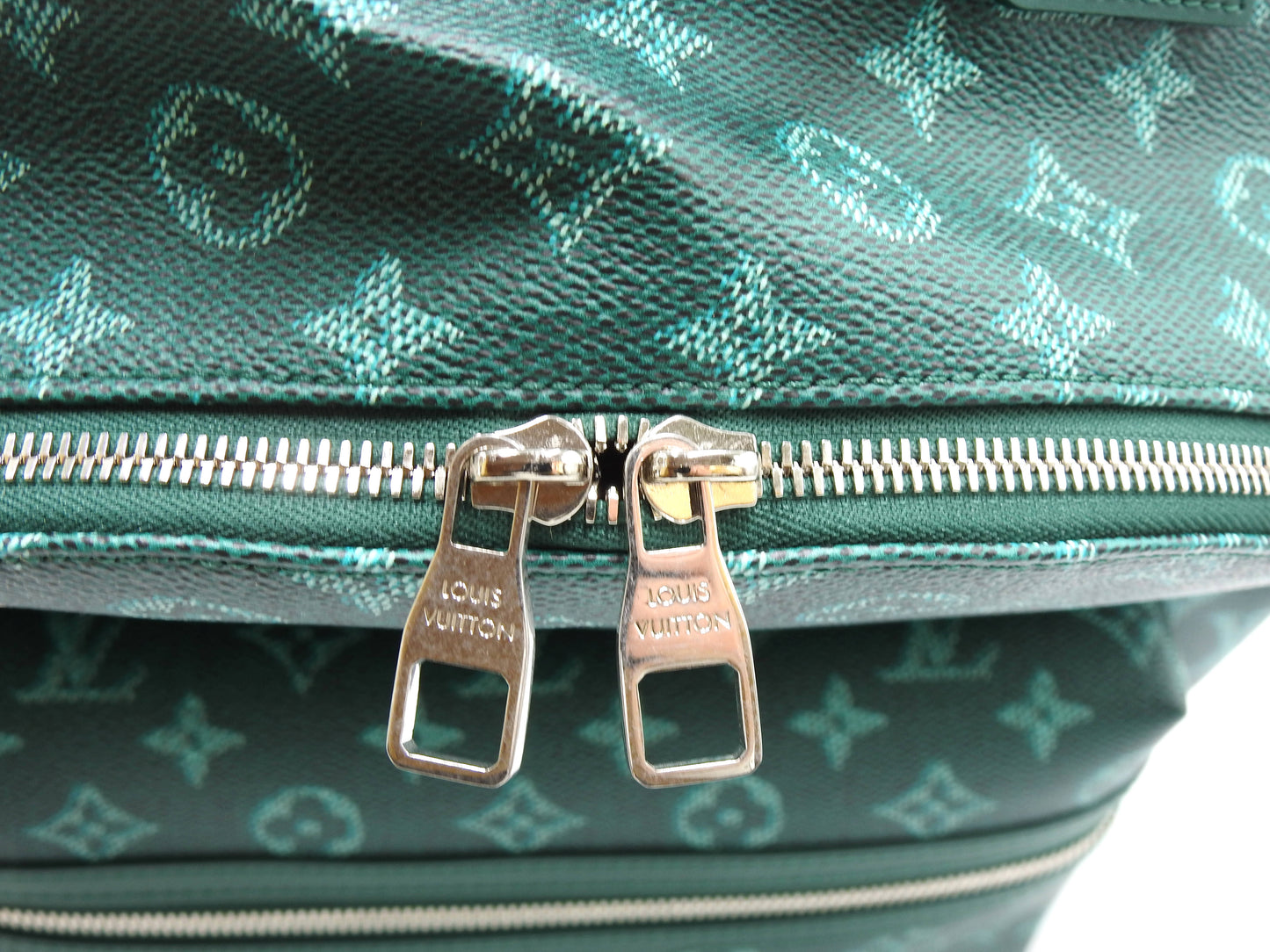 LOUIS VUITTON Monogram Heritage Discovery Backpack Bag PM Green M12780