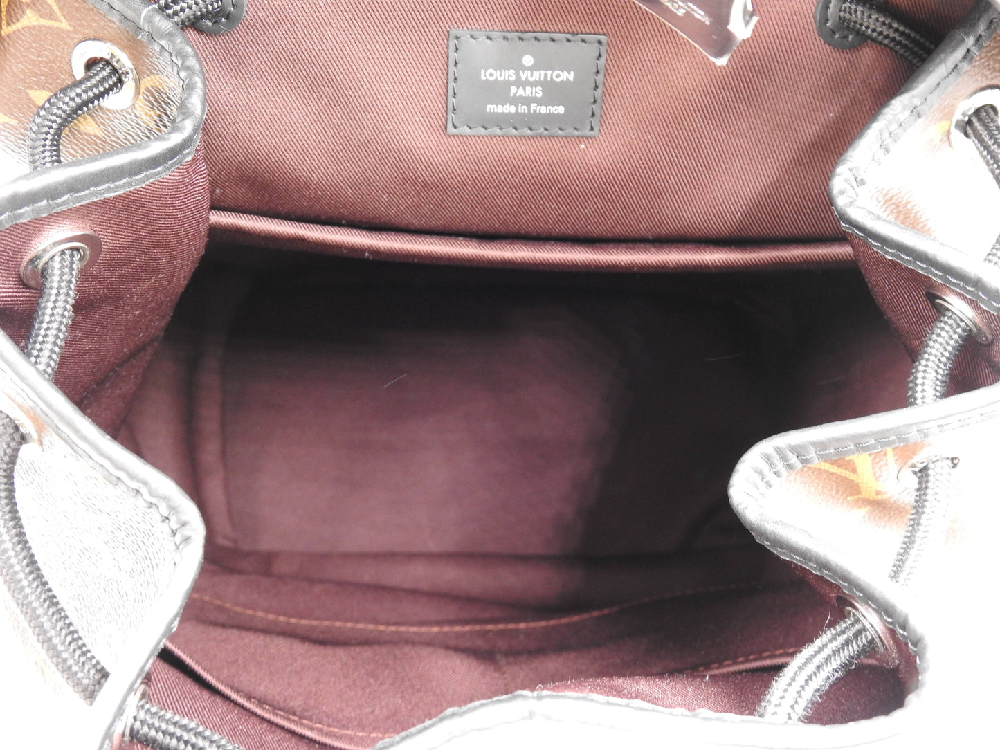 LOUIS VUITTON Monogram Macassar Zack Men's Backpack Bag M43422