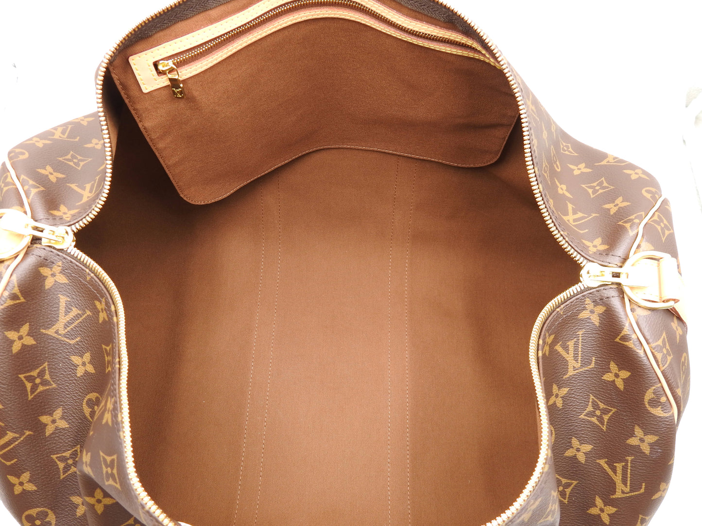 LOUIS VUITTON Monogram Keepall Bandouliere 55 Travel Boston Bag M41424