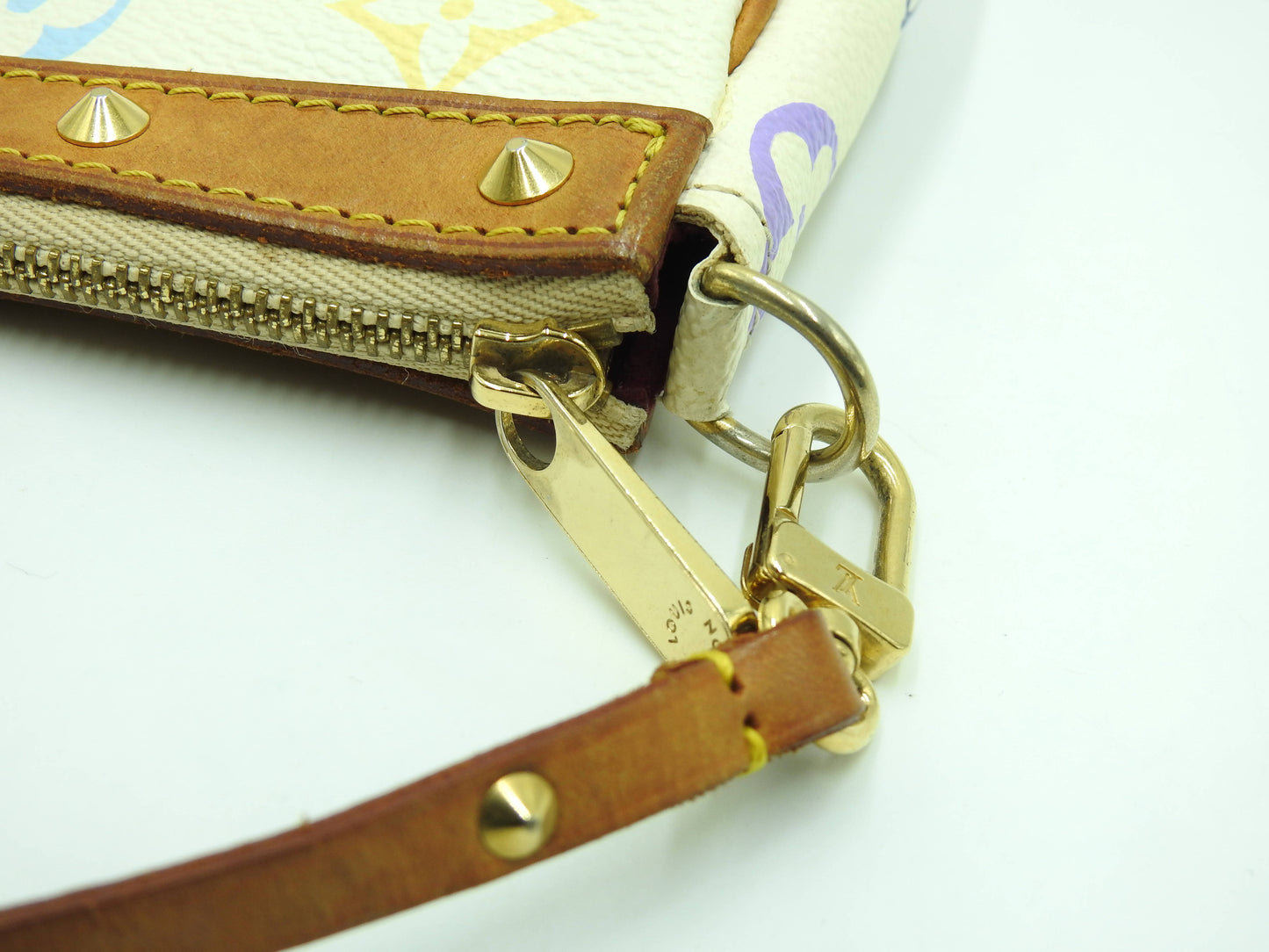 LOUIS VUITTON Pochette Accessory Pouch Monogram Multicolor Bron M92649
