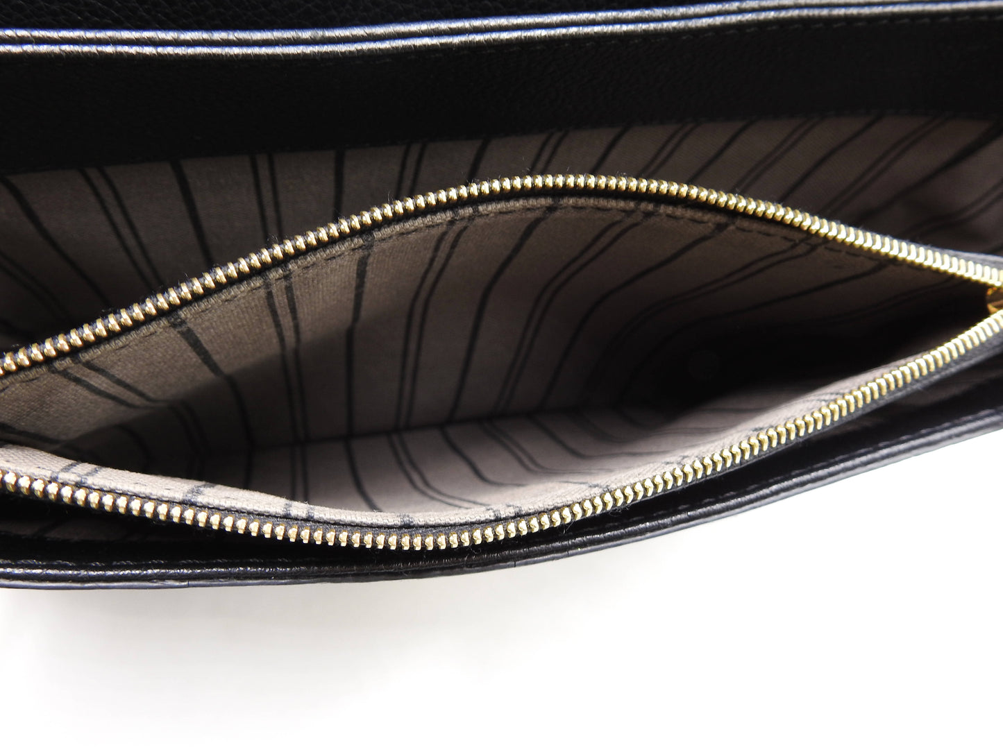 LOUIS VUITTON Fascinante Shoulder Bag Monogram Empreinte Black M94225