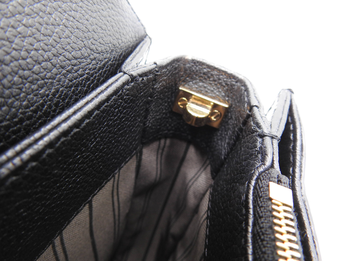 LOUIS VUITTON Fascinante Shoulder Bag Monogram Empreinte Black M94225