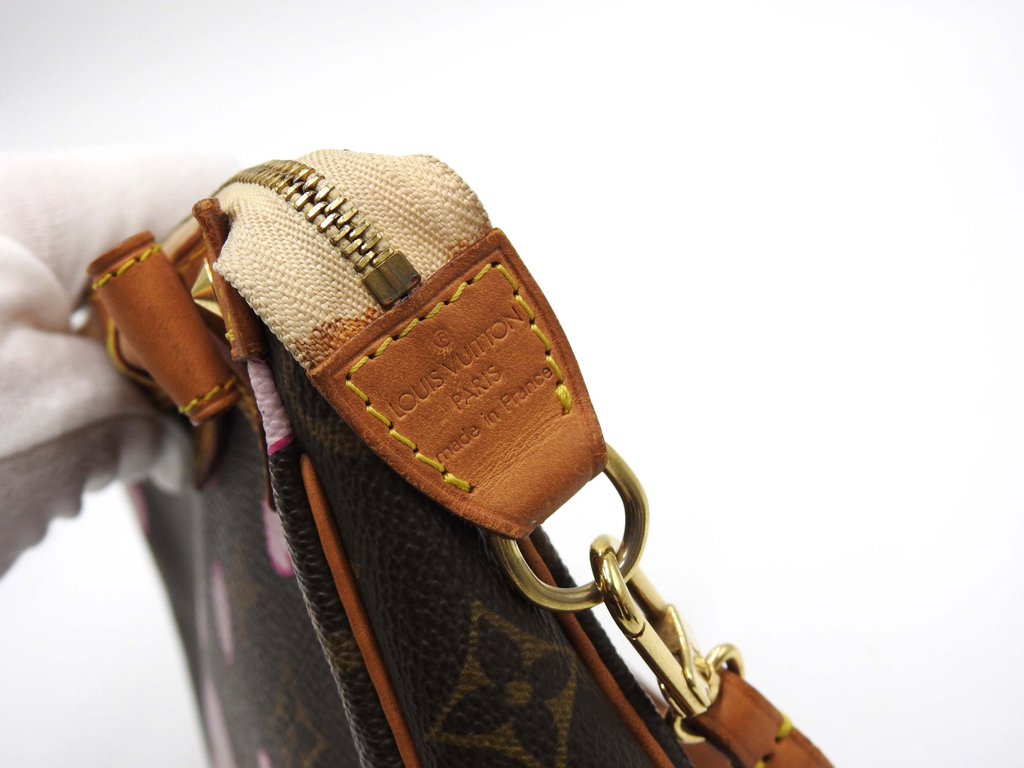 LOUIS VUITTON Monogram Cherry Blossom Pochette Accessories M92006