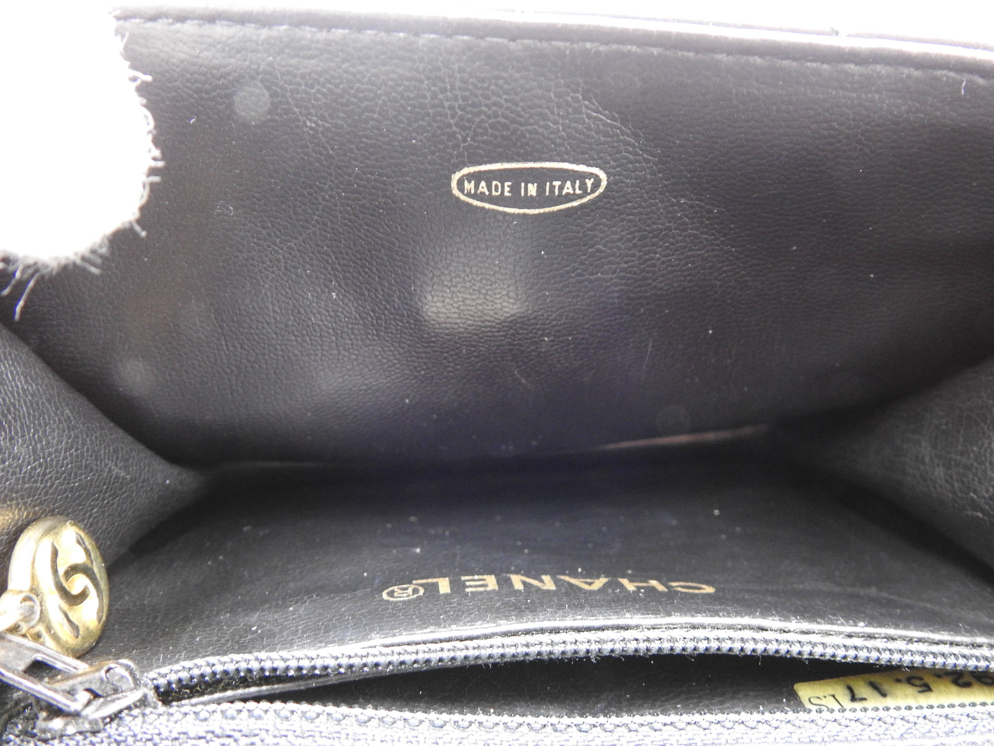 CHANEL CC Matelasse Waist Belt Bag Lambskin Black Gold Hardware