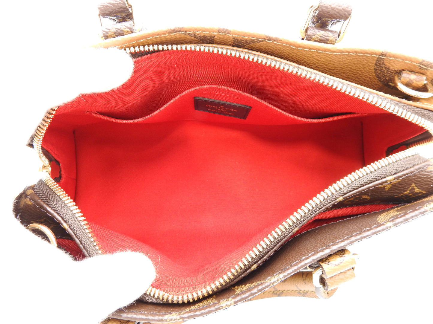 LOUIS VUITTON Monogram Giant Reverse OnTheGO East West Hand Bag M46653