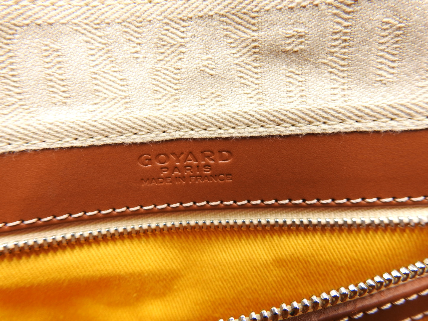 GOYARD Goyardine Boeing 30 2way Shoulder Hand Bag PVC Leather Black Brown