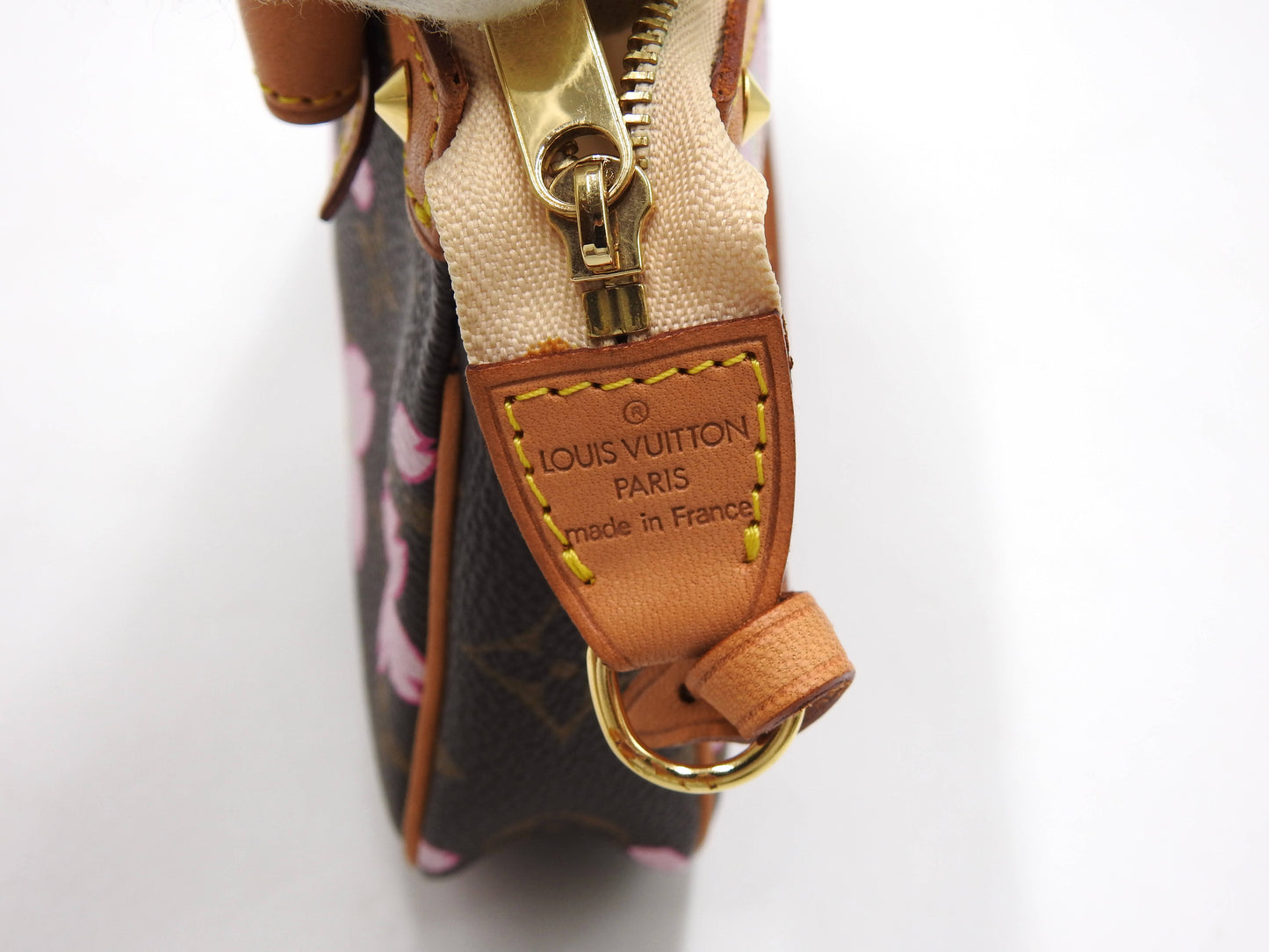 LOUIS VUITTON Monogram Cherry Blossom Pochette Accessories M92006
