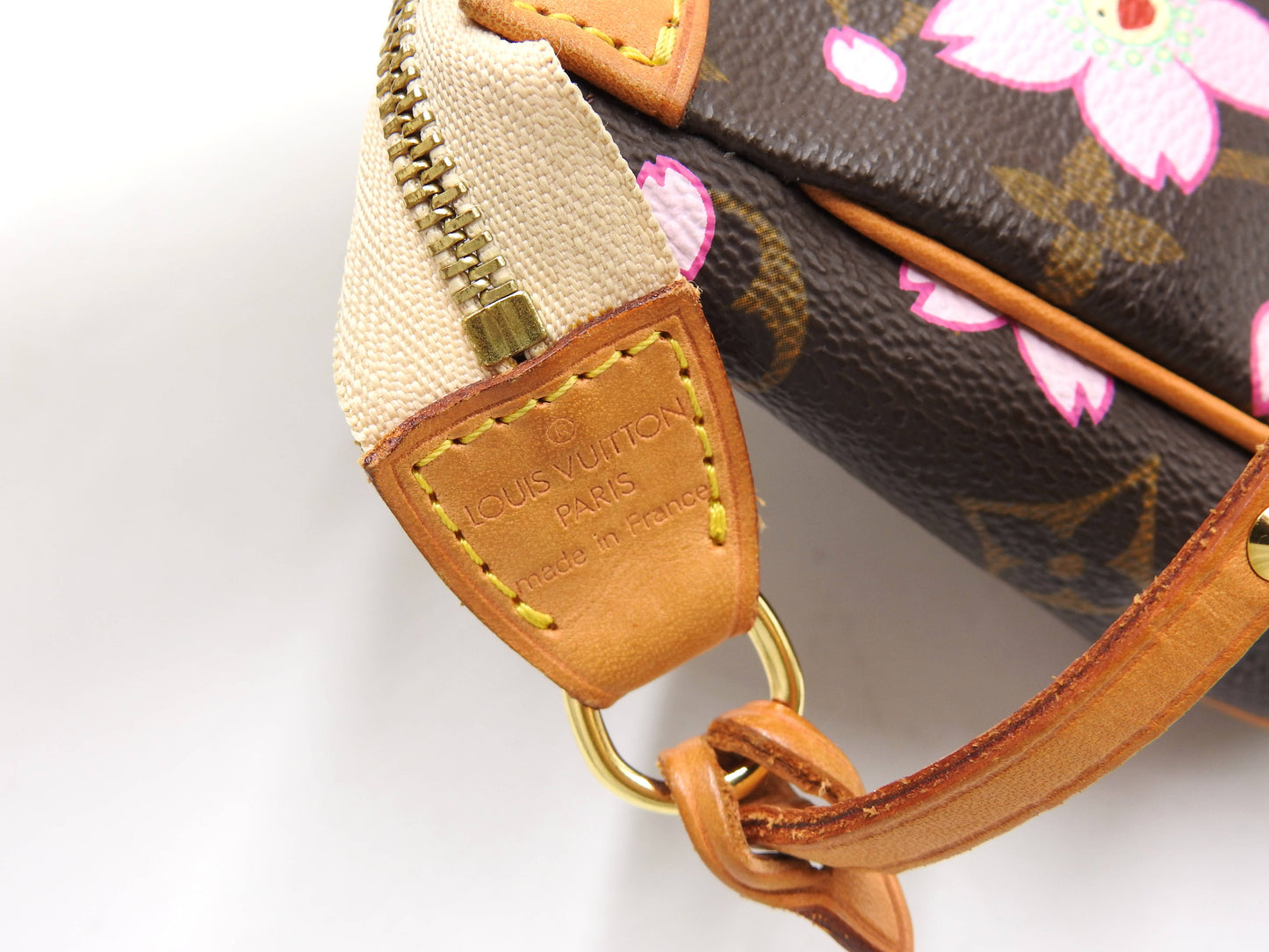 LOUIS VUITTON Monogram Cherry Blossom Pochette Accessories M92006