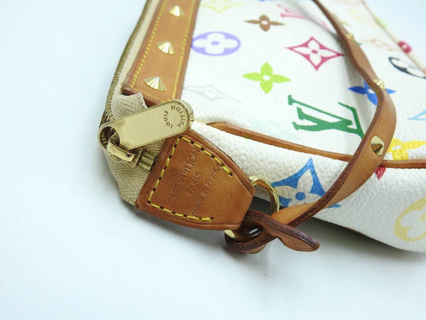 LOUIS VUITTON Pochette Accessory Pouch Monogram Multicolor Bron M92649