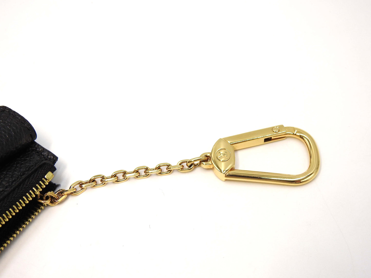 LOUIS VUITTON Monogram Empreinte Verso Coin Purse Card Holder Black M69421