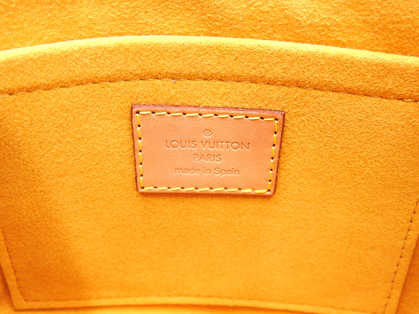 LOUIS VUITTON Mini Pleaty Monogram Denim Shoulder Hand Bag Blue M95050
