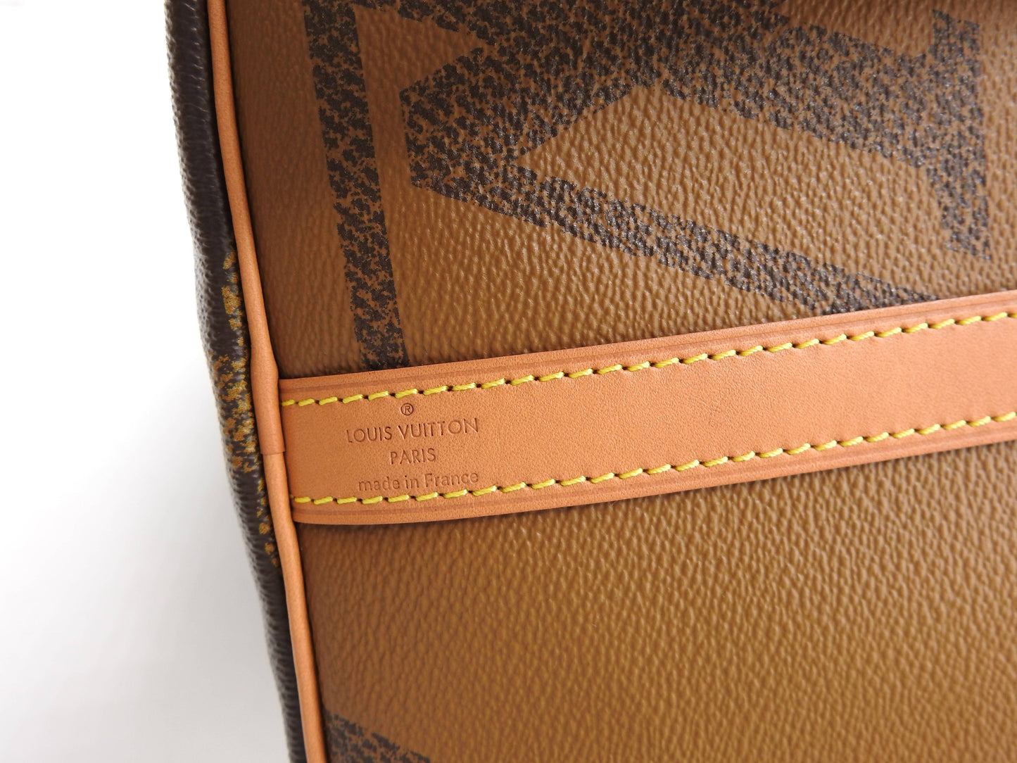 LOUIS VUITTON Monogram Giant Reverse Speedy 30 Boston Hand Bag N44602