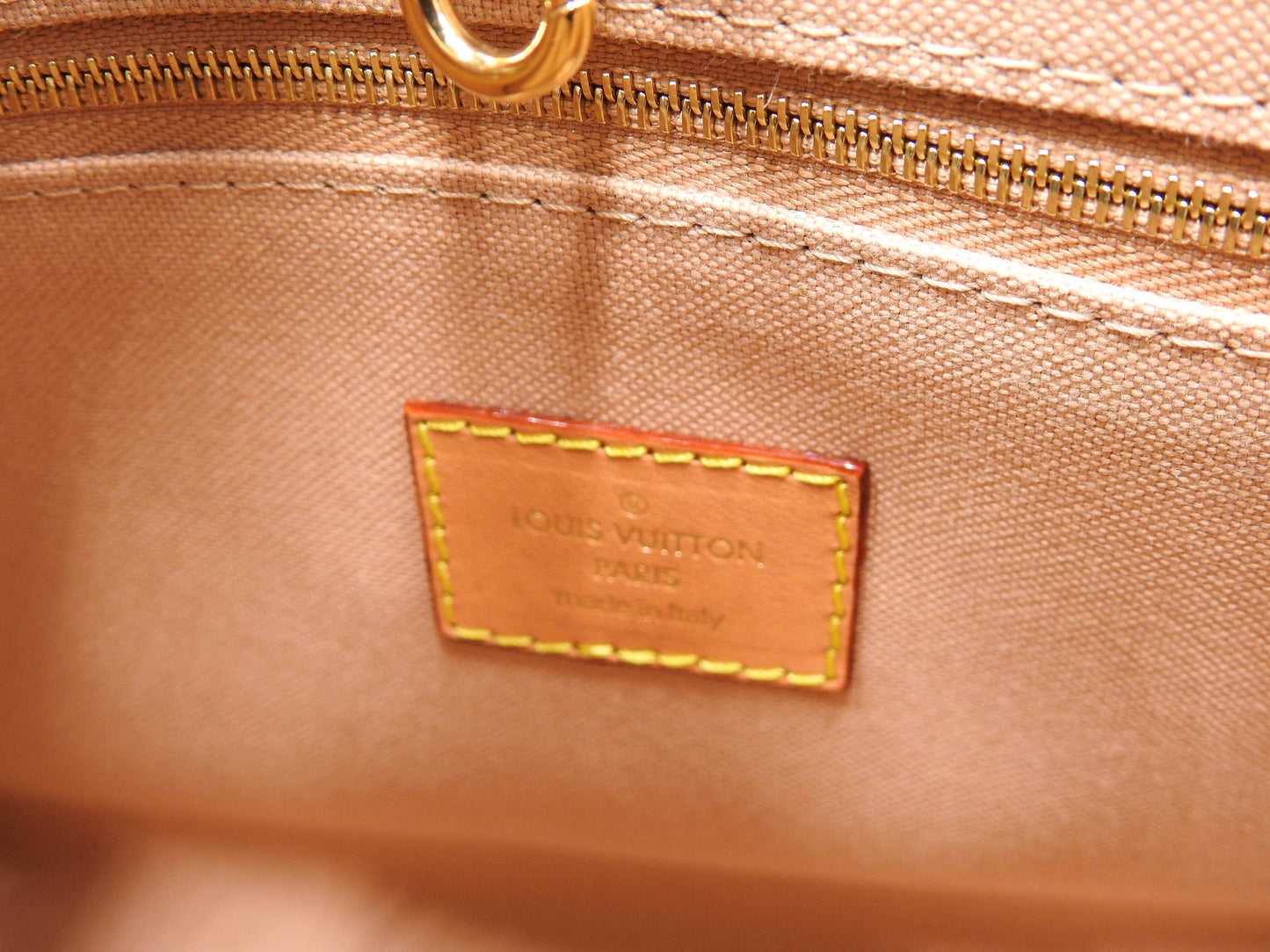 LOUIS VUITTON Monogram Dune Onthego PM Tote Shoulder Bag Ivory M24533