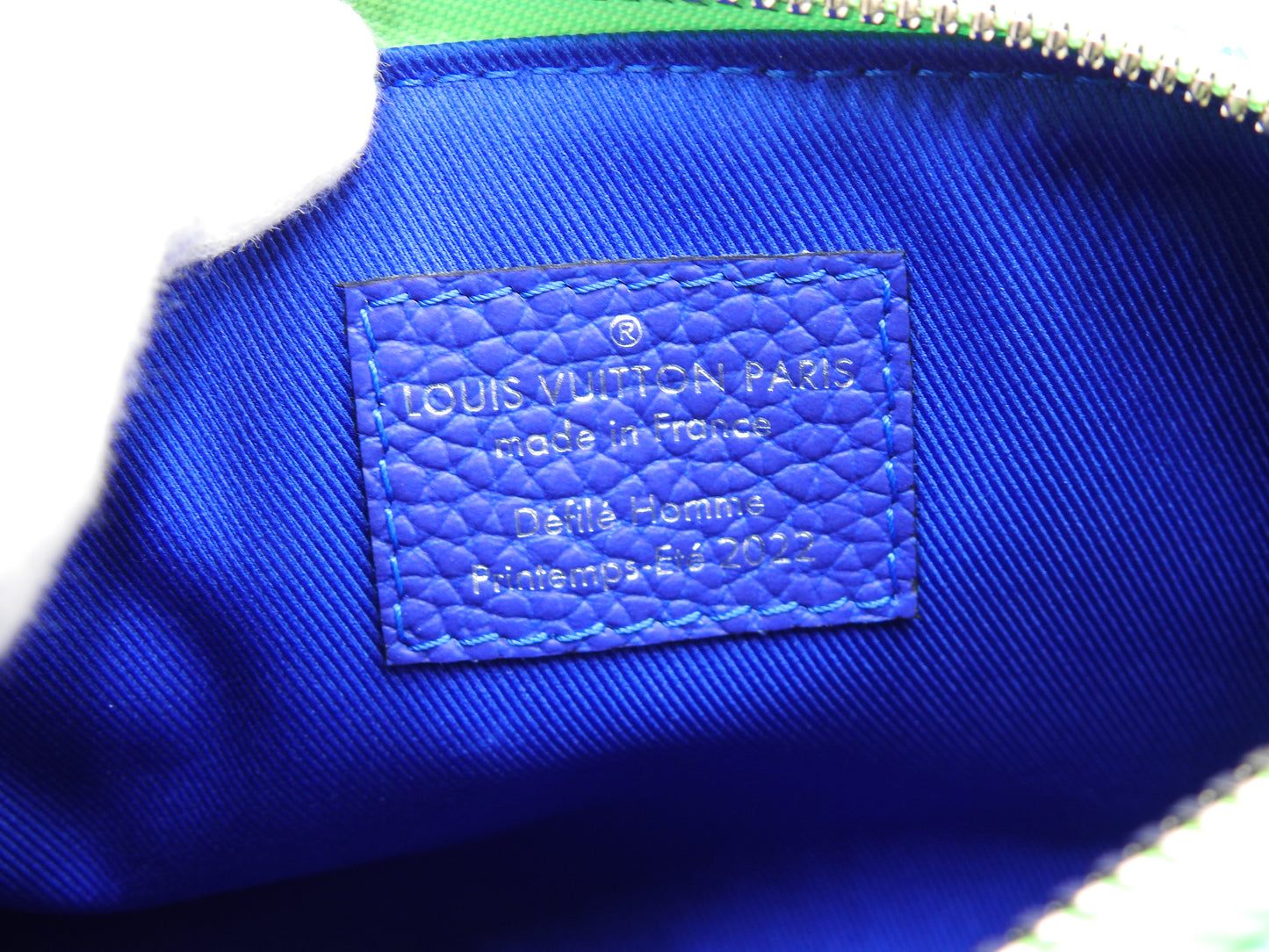 LOUIS VUITTON Keepall XS Shoulder Bag Monogram Illusion Green Blue M57961