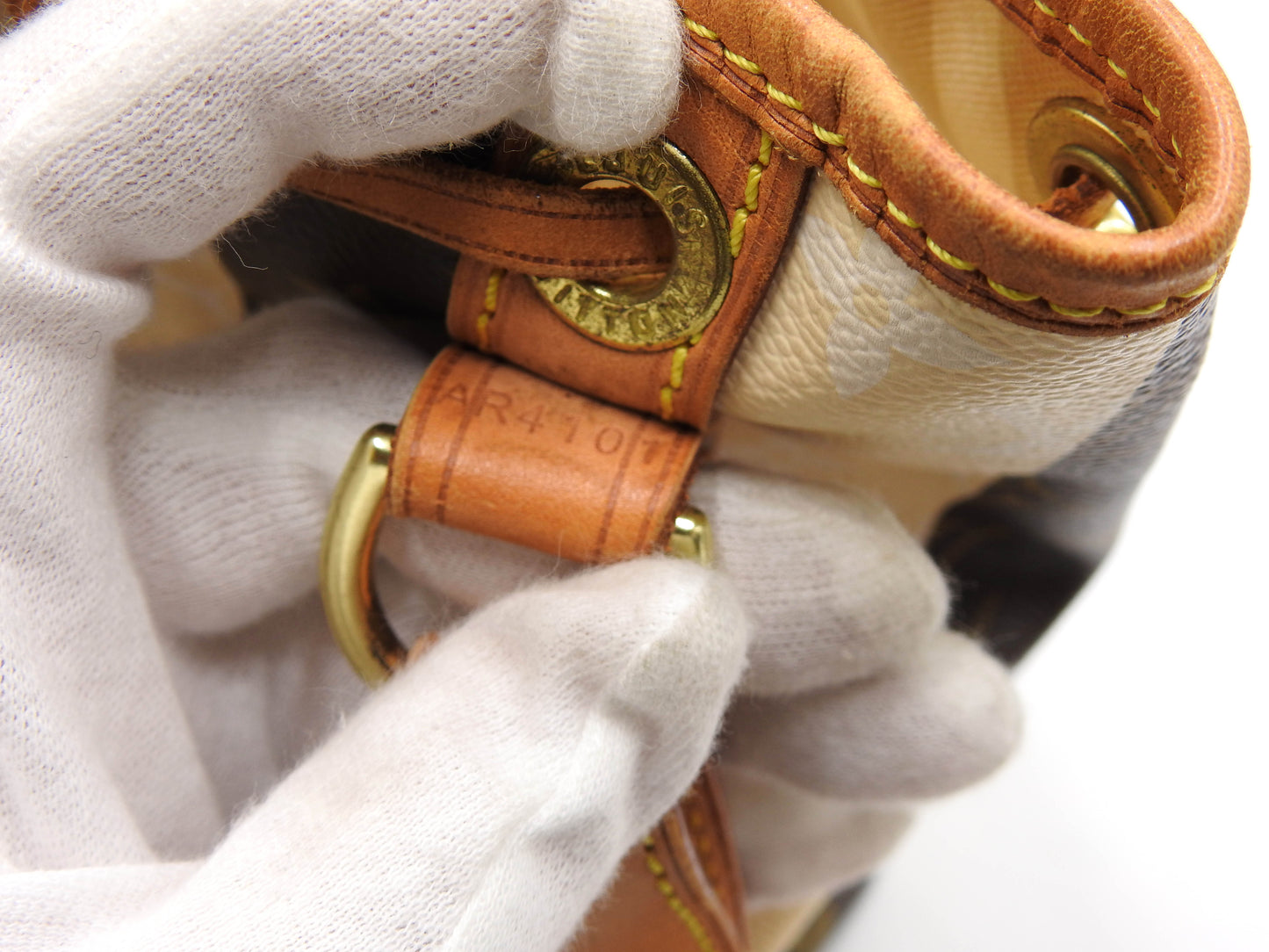 LOUIS VUITTON Petit Noe Monogram Rayure Shoulder Bag Hand Bag M40564