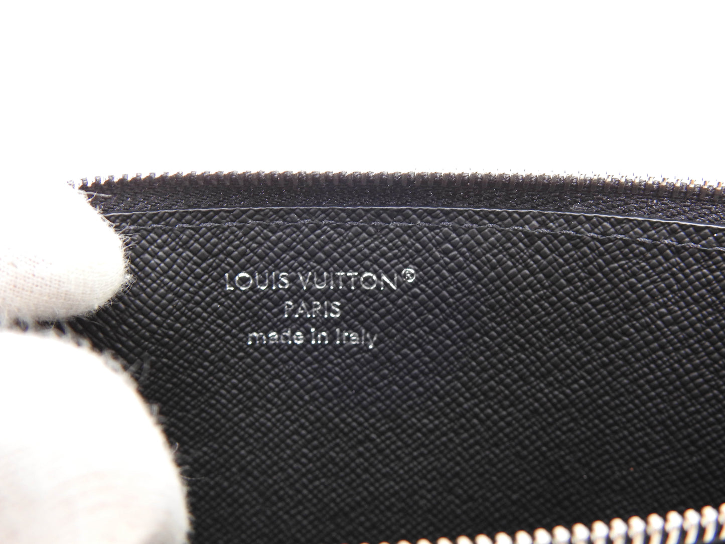 LOUIS VUITTON Monogram Gradient Zip Coin Purse Card Holder Black M14261