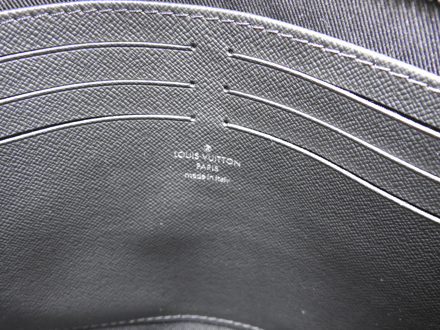 LOUIS VUITTON Pochette Voyage MM Clutch Second Bag Monogram Eclipse M69535