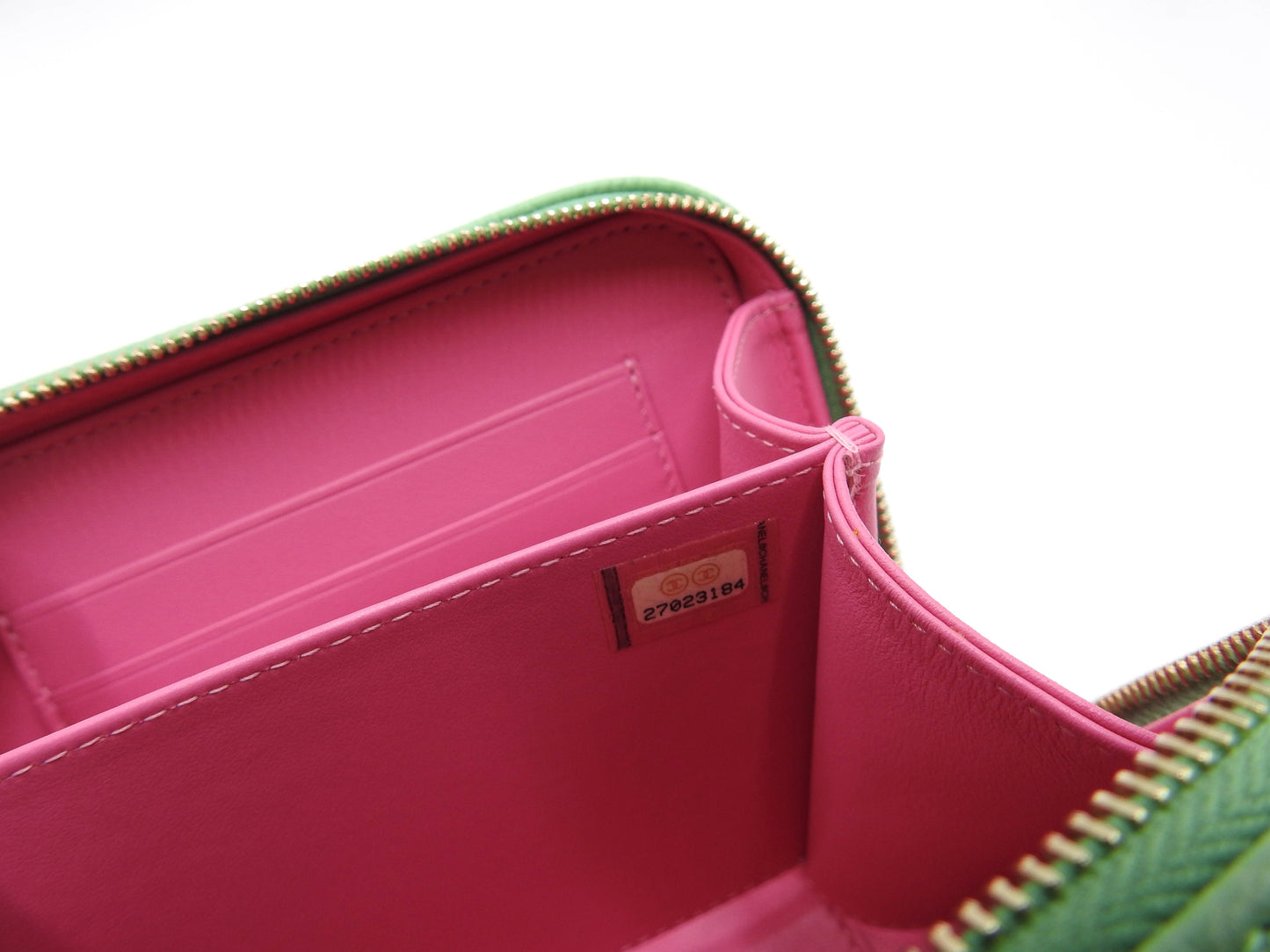 Chanel CC Filigree Crossbody Chain Shoulder Vanity Bag Caviarskin A84452