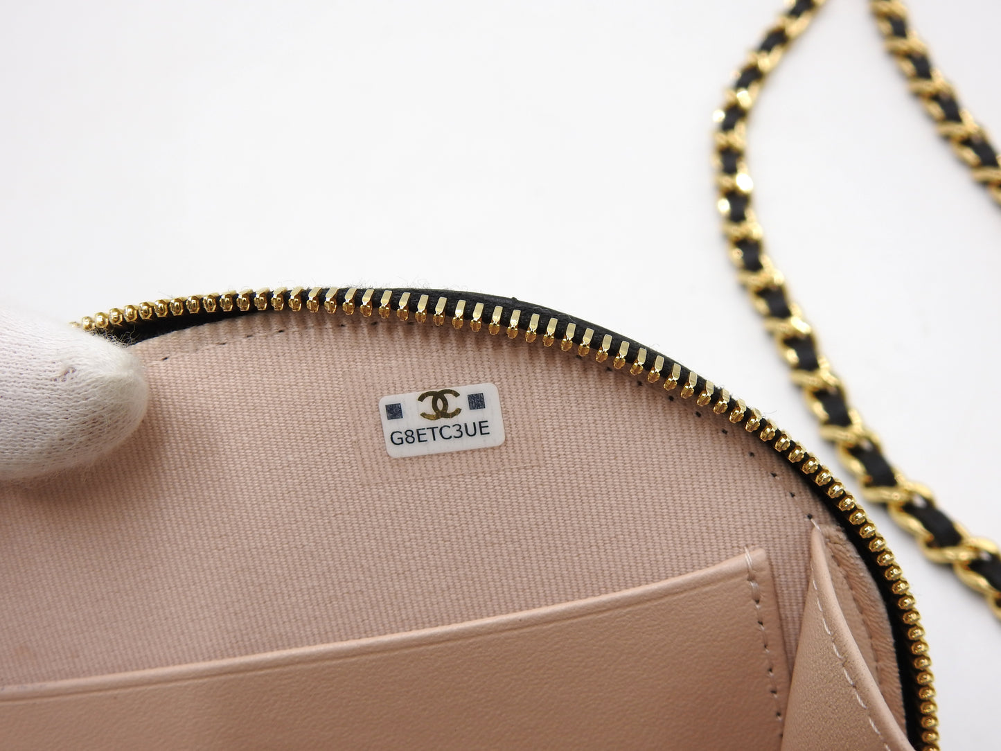 CHANEL Mini Chic Riviera Top Handle Vanity Shoulder Bag Lambskin AP3087