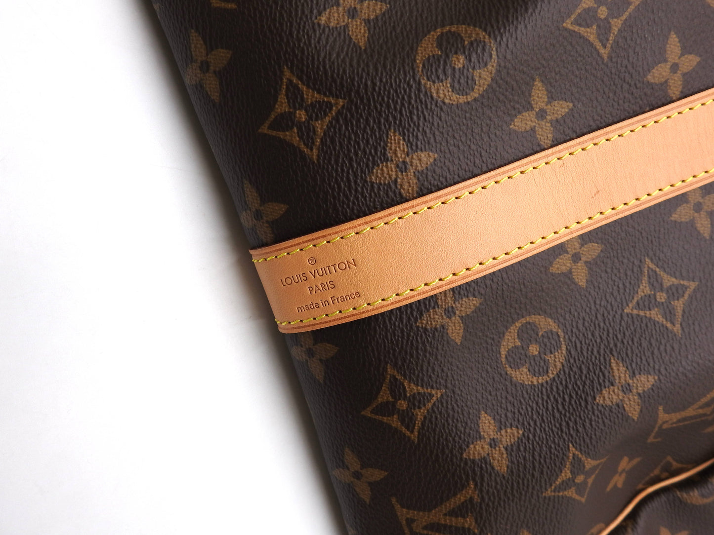 LOUIS VUITTON Monogram Keepall Bandouliere 55 Travel Boston Bag M41424