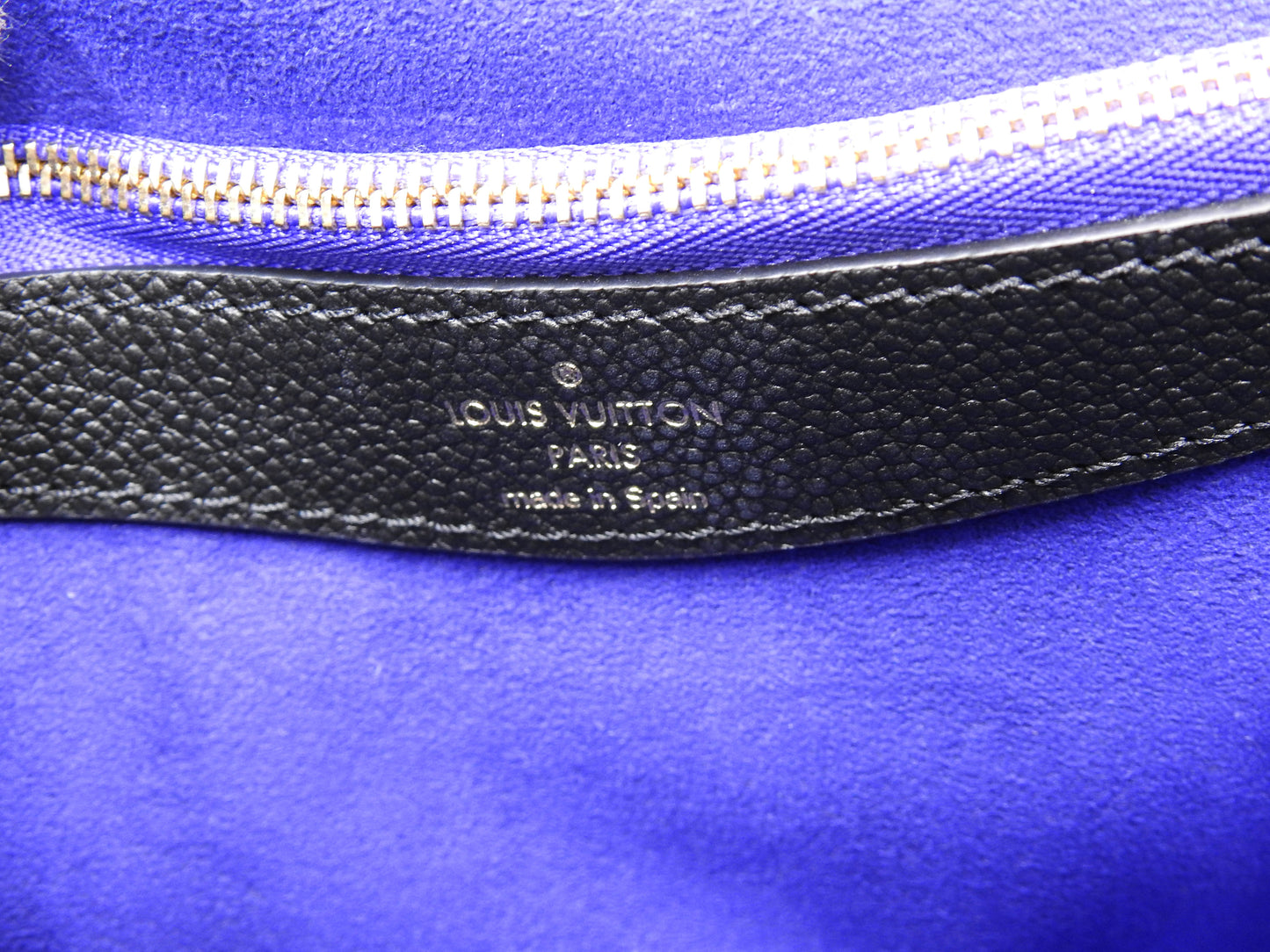 LOUIS VUITTON Monogram Empreinte Diane Shoulder Hand Bag Black M46386