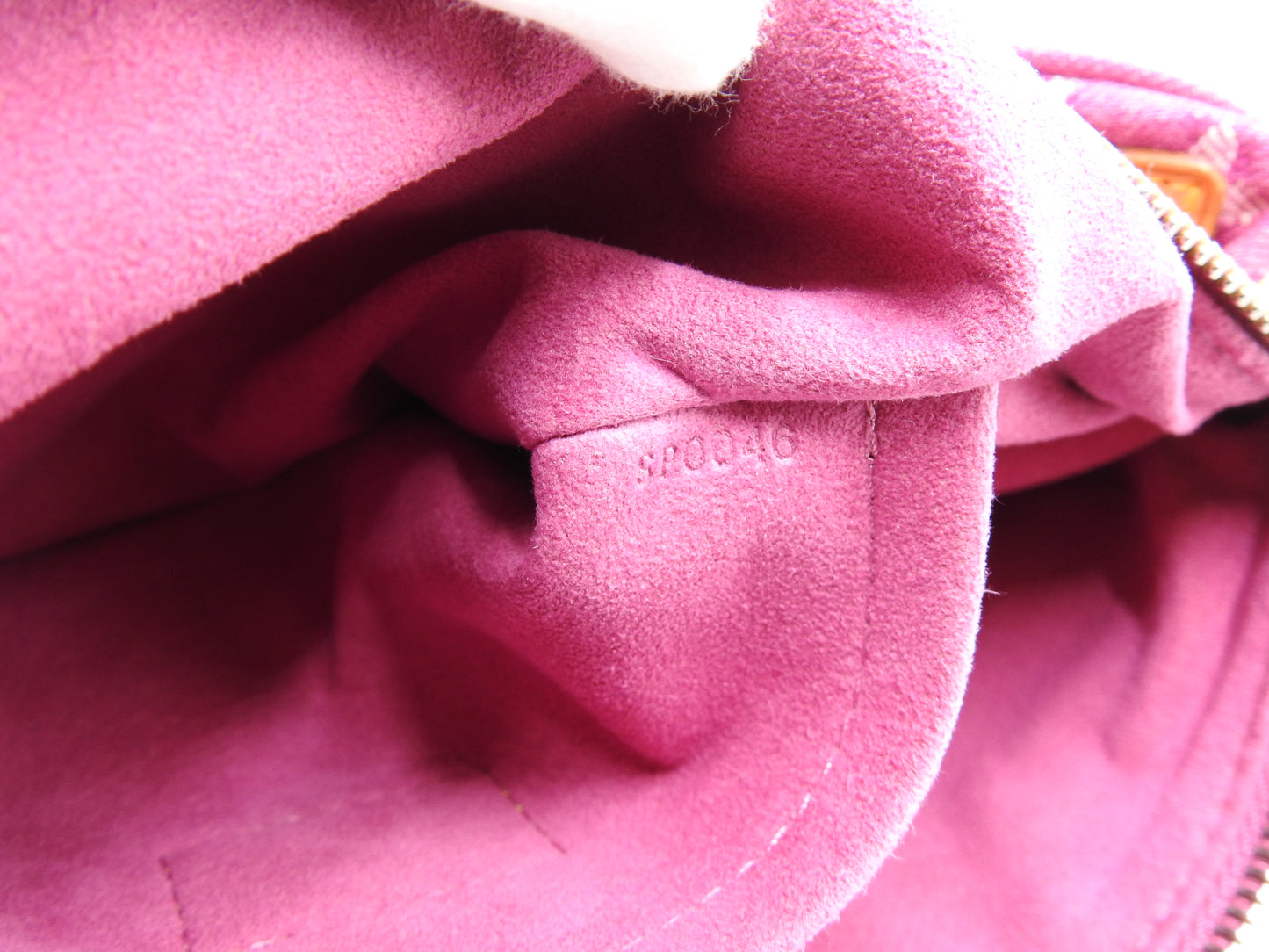 LOUIS VUITTON Monogram Denim Neo Speedy Boston Hand Bag Pink M95214