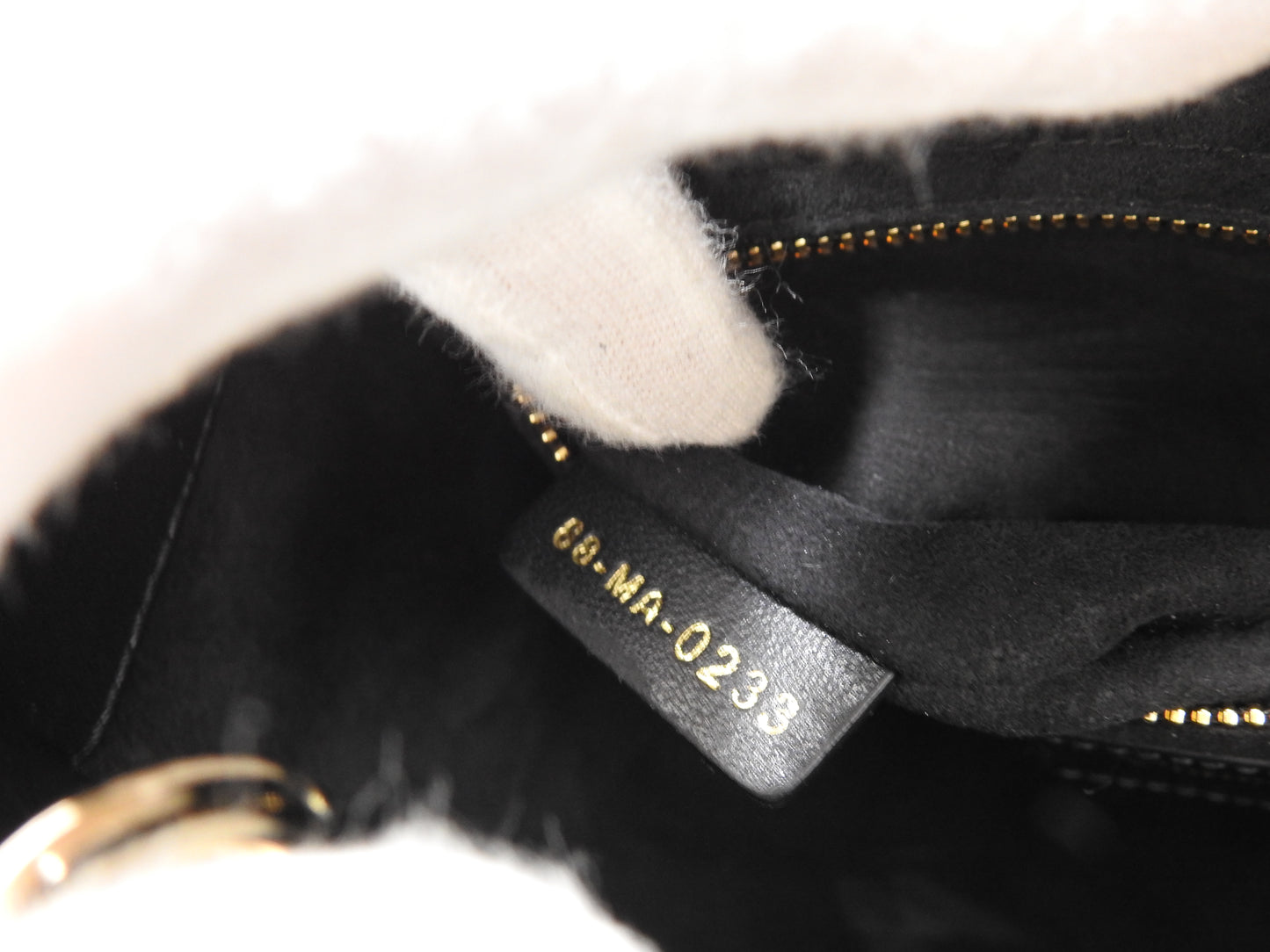 Christian Dior My Abc Lady Dior Small Shoulder Hand Bag Lambskin Black
