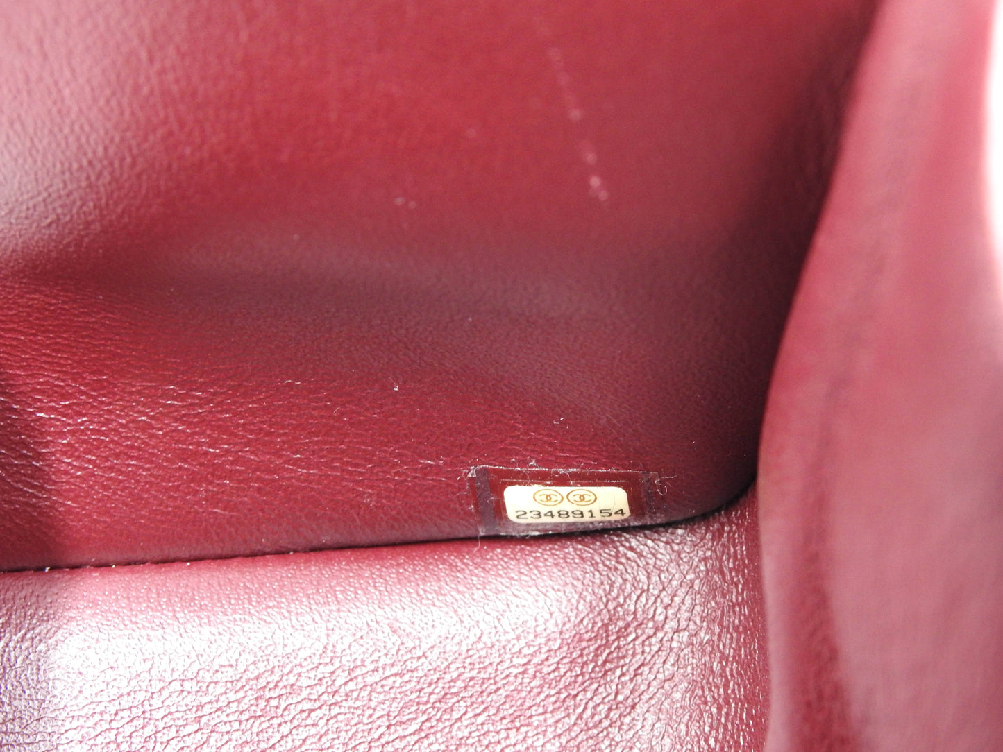 CHANEL CC Matelasse Jumbo Double Flap Chain Shoulder Bag Caviarskin A58600