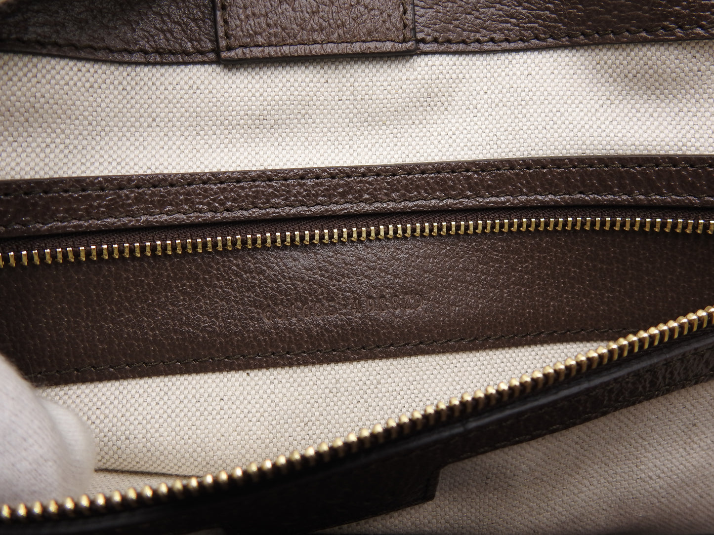 GUCCI GG Jumbo Ophidia Medium Tote Shoulder Bag Canvas Beige Brown 631685