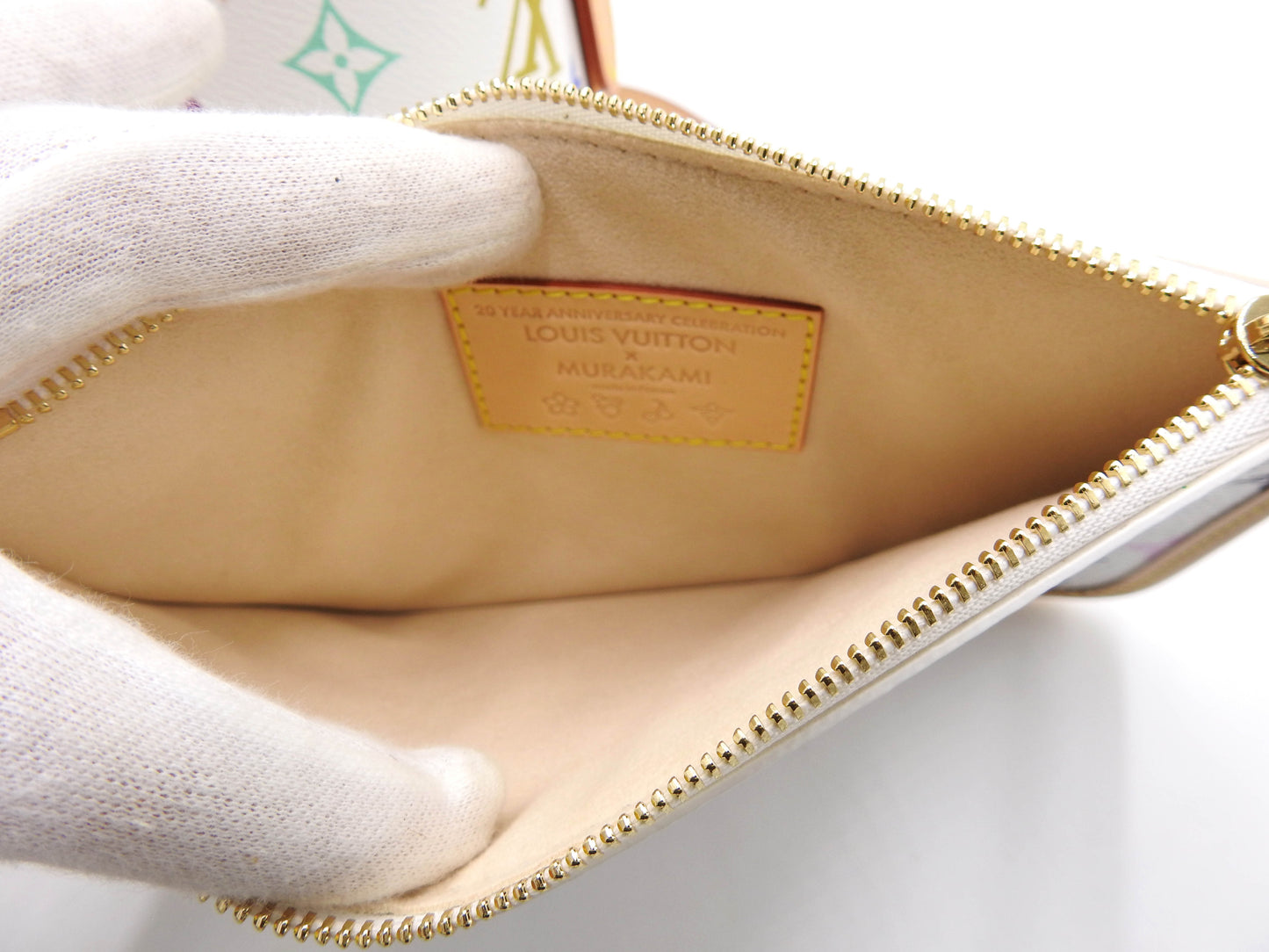 LOUIS VUITTON LV X TM Carry All NM PM Shoulder Bag Multicolor White M13661