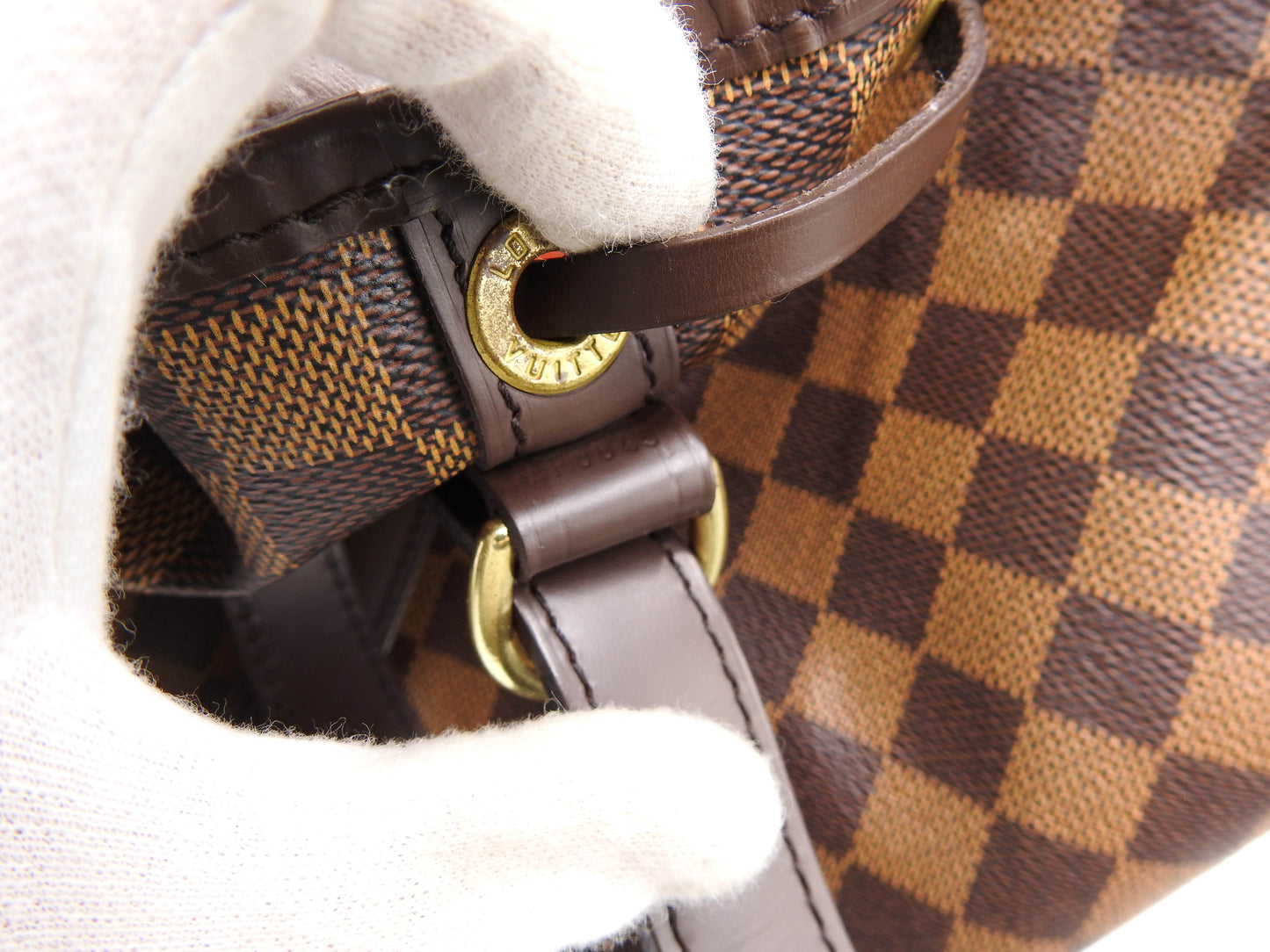 LOUIS VUITTON Petit Noe Damier Ebene Shoulder Bag Hand Bag Special Order