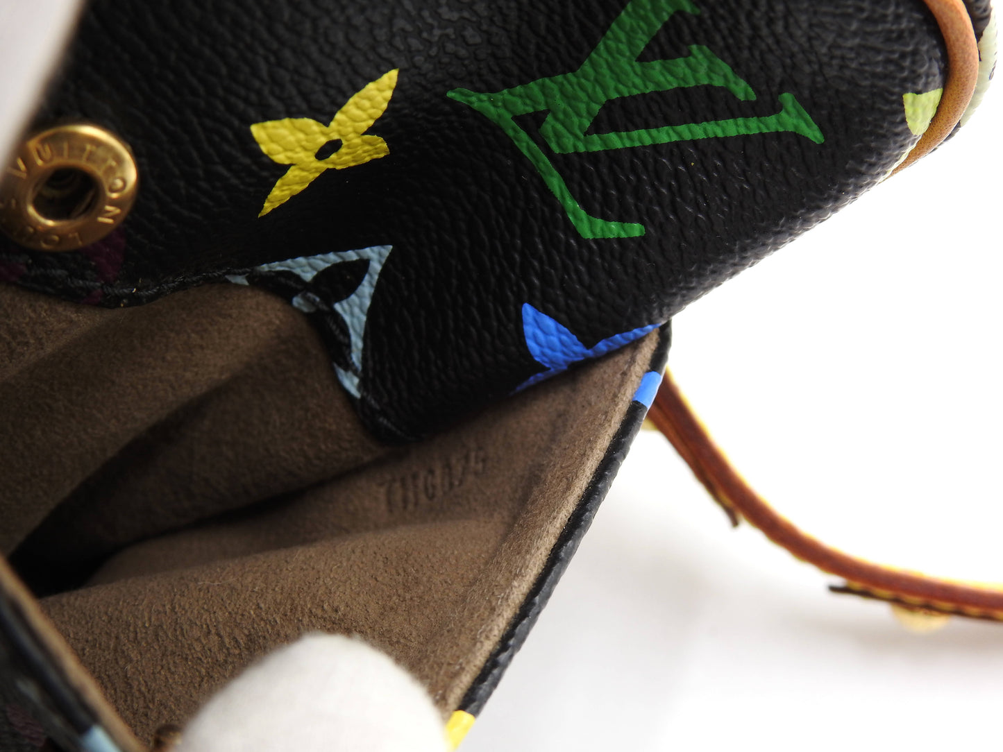 LOUIS VUITTON Monogram Multicolor Rift Shoulder Bag Noir Black M40056