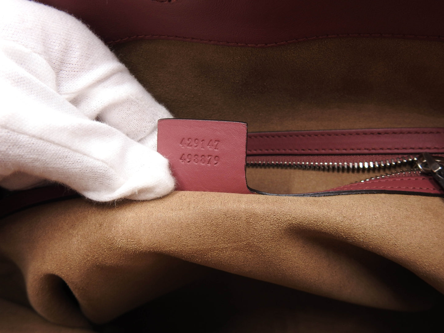 GUCCI GG Blooms 2way Shoulder Hand Bag PVC Leather Beige Pink 429147