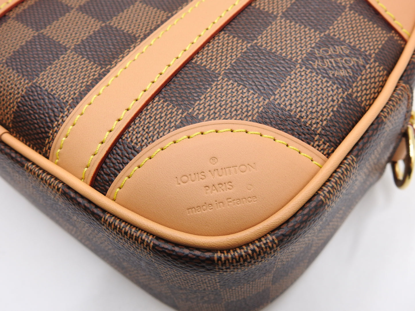 LOUIS VUITTON Damier Valisette Souple BB Hand Bag Shoulder Bag N50065